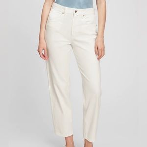 Gap Women’s High Rise Barrel Jeans White 30P - NWT